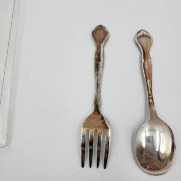 Oneida Affection Community Silverplate Infant Baby Toddler Set New in Box - Picture 10 of 15